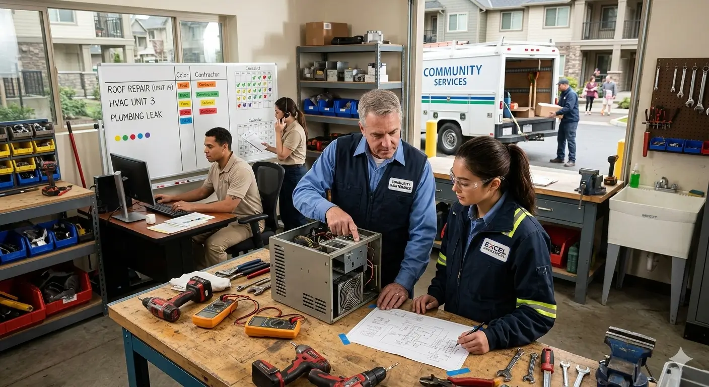 Contractor and maintenance management